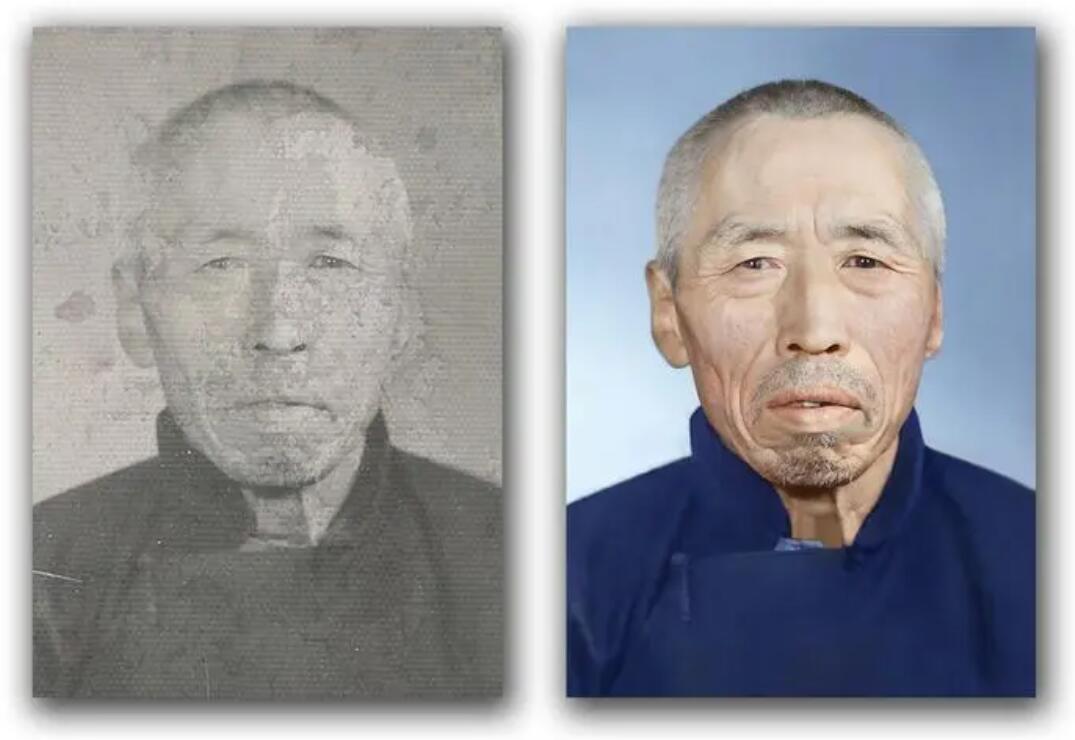 老城镇破损照片修复-56